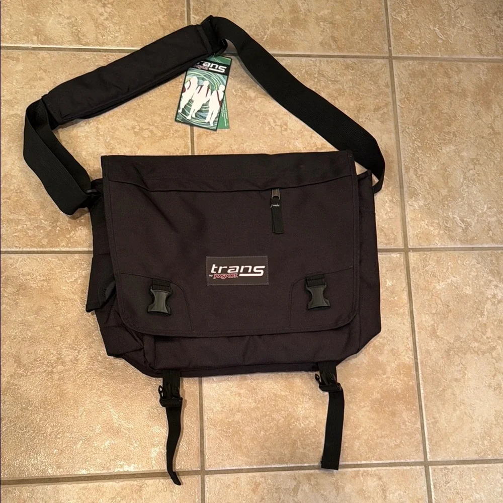Black Messenger Bag by Jansport